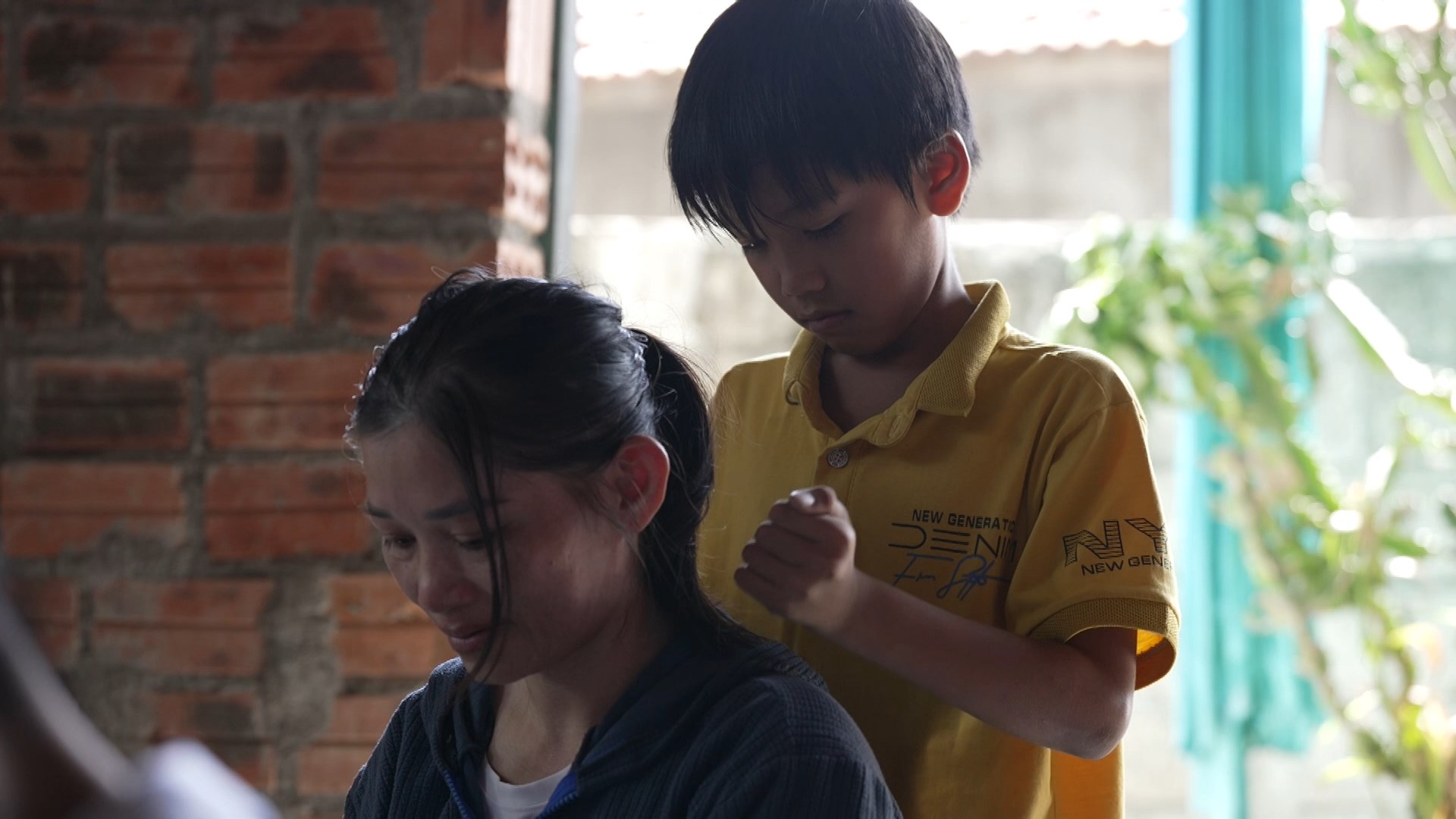 Động lực của chị Thủy chính là hai con 
