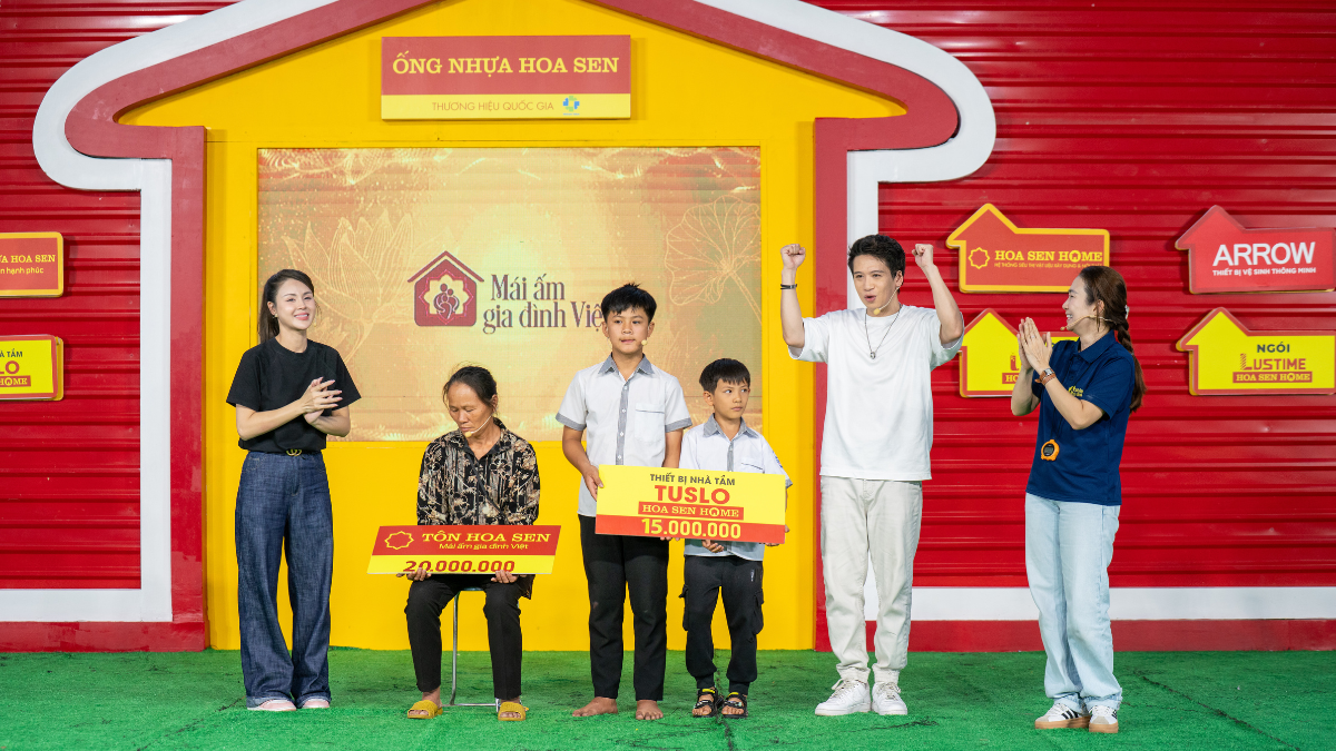 Gia đình em Lành Duy Quang đạt hạng nhất.